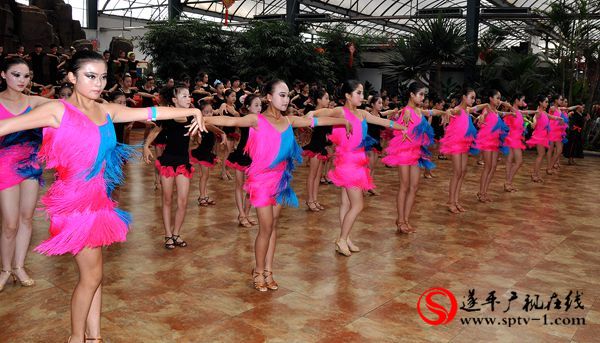 娟子拉丁舞培训基地举办暑期汇报演出