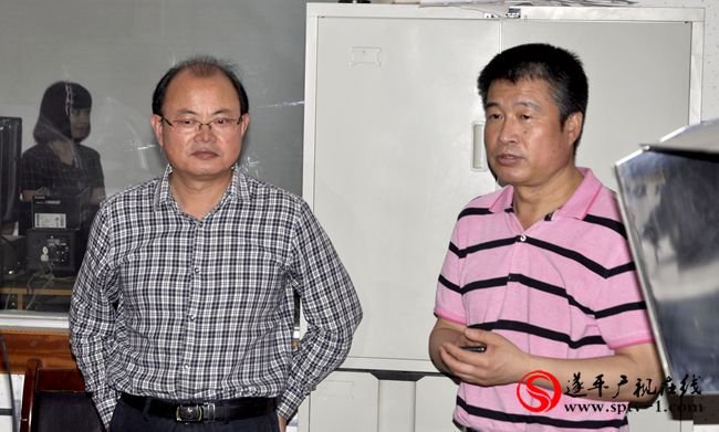 省新闻出版广电局副局长李洪青到遂平广播电视台调研