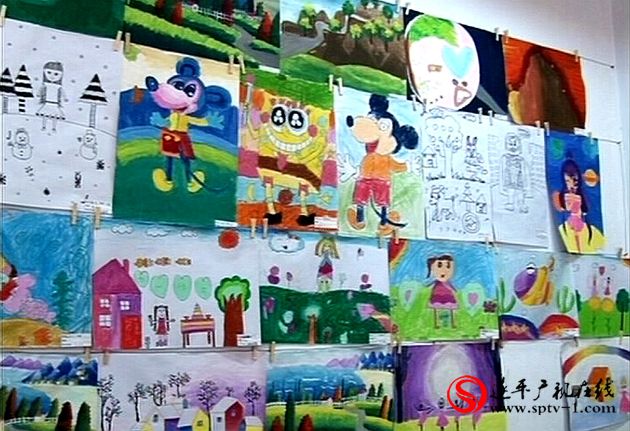 遂平：举办“庆六一”少儿绘画展